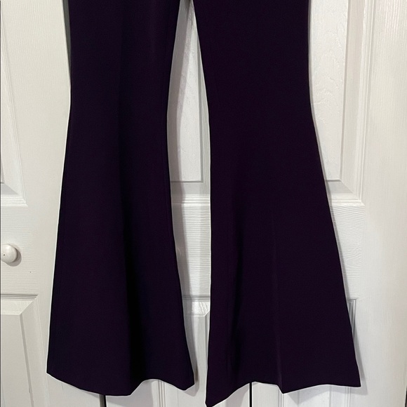 Elegant Purple Flare Pants - Picture 4 of 6